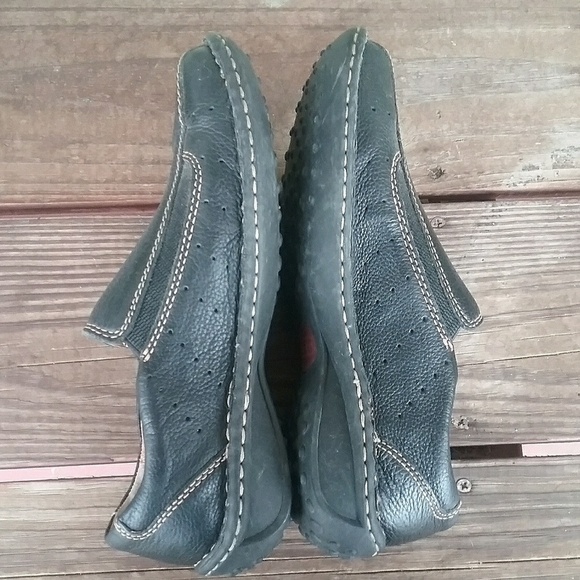 Born Black Leather Loafers  NWOB - Picture 6 of 7